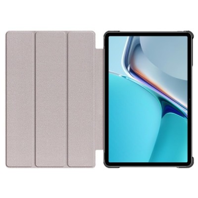 Huawei MatePad 11'' (2021) atverčiamas juodas odinis dėklas - knygutė | Priedai.lt