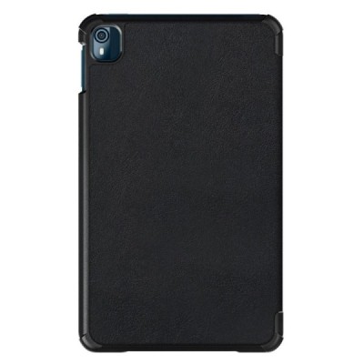 Nokia T10 8" atverčiamas juodas odinis dėklas - knygutė | Priedai.lt