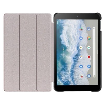 Nokia T10 8" atverčiamas juodas odinis dėklas - knygutė | Priedai.lt