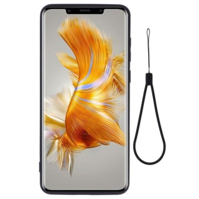 Huawei Mate 50 Pro Shell cieta silikona (TPU) apvalks - melns | vacins.lv