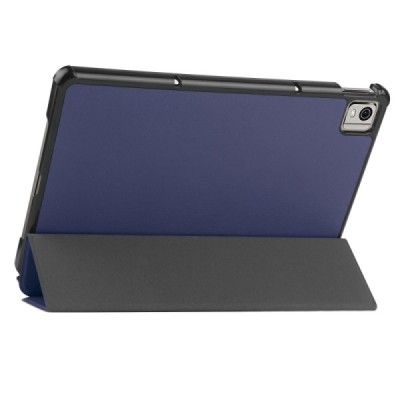 Nokia T21 atvēramais ādas zils maciņš | Vacins.lv