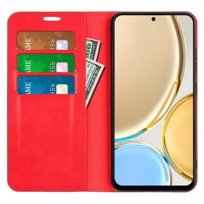 Huawei Honor Magic4 Pro „Split“ sērijas sarkans atvērams maciņš, maks | Vacins.lv