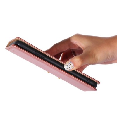 Nokia X30 5G Solīds rozs ādas atvērams maciņš | Vacins.lv