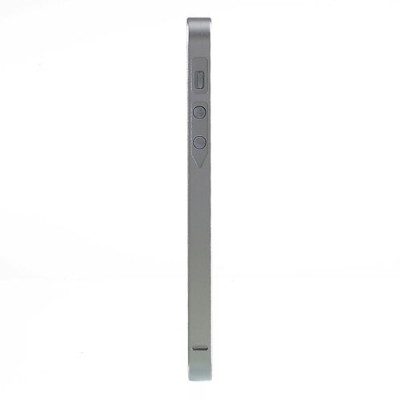 Stilīgs sudraba Apple iPhone 5 / 5S rāmis - sānu apmale (bamperis) / Vacins.lv