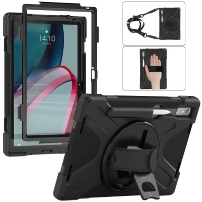 Lenovo Tab P11 Pro 11.2" Gen 2 sustiprintos apsaugos (360°) juodas dėklas - nugarėlė | Priedai.lt