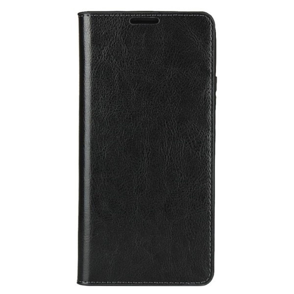 „Deluxe“ Leather atvērams maciņš - melns (Galaxy S10 Lite)
