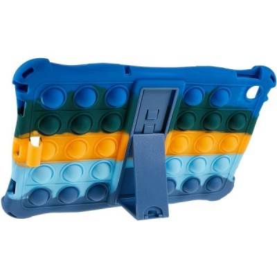 Lenovo Tab M10 10.1" Gen 3 (TB-328XU, TB-328FU) „Popit“ Bubble Kickstand minkšto silikono TPU mėlynas dėklas - nugarėlė | Prieda