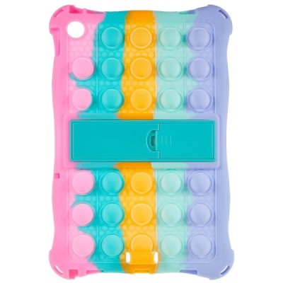 Lenovo Tab M10 10.1" Gen 3 (TB-328XU, TB-328FU) „Popit“ Bubble Kickstand minkšto silikono TPU rožinis dėklas - nugarėlė | Prieda