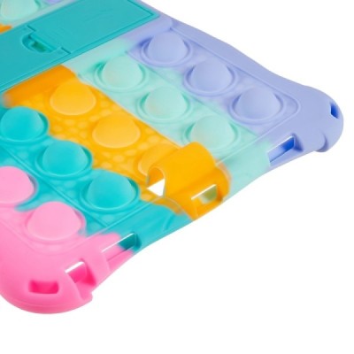 Lenovo Tab M10 10.1" Gen 3 (TB-328XU, TB-328FU) „Popit“ Bubble Kickstand minkšto silikono TPU rožinis dėklas - nugarėlė | Prieda