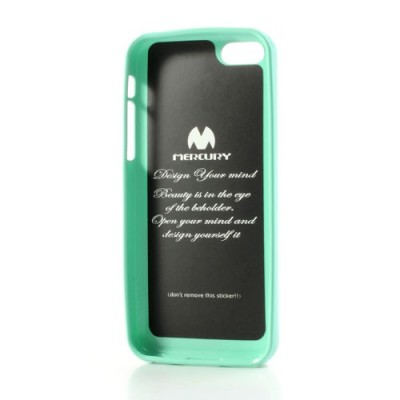 „Mercury“ Color kieto silikono (TPU) žalias (mėtinis) Apple iPhone 5C dėklas (dėkliukas) / Priedai.lt