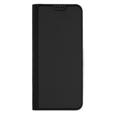 Asus Zenfone 9 (AI2202) „Dux Ducis“ Skin sērijas melns ādas atvērams maciņš | Vacins.lv