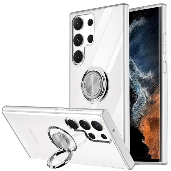 „Sheet“ Kickstand (TPU) apvalks - dzidrs (Galaxy S23 Ultra)