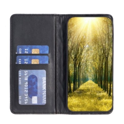 Samsung Galaxy S23 Ultra (SM-S918) „Binfen“ sērijas melns atvērams maciņš, maks | Vacins.lv