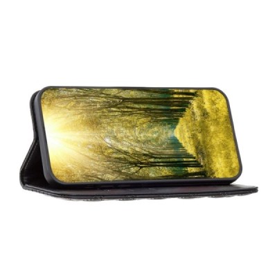 Samsung Galaxy S23 Ultra (SM-S918) „Binfen“ sērijas melns atvērams maciņš, maks | Vacins.lv