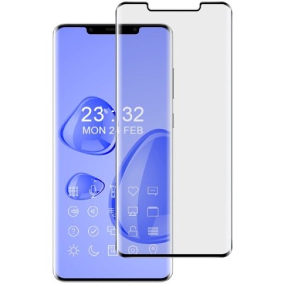 Huawei Mate 50 Pro „Imak“ Tempered Glass sustiprintos apsaugos juodas pilnai dengiantis apsauginis ekrano stiklas 0,2 mm | Pried