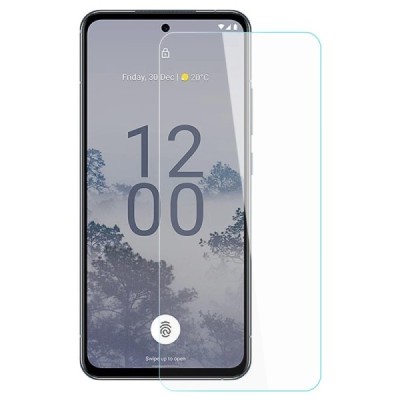 Nokia X30 5G „Amorus“ 9H Tempered Glass (nepilno dengimo) sustiprintos apsaugos skaidrus apsauginis ekrano stiklas 0,26 mm | Pri