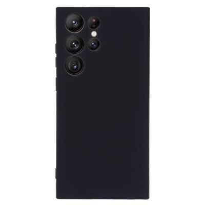 Samsung Galaxy S23 Ultra (SM-S918) Shell cieta silikona (TPU) apvalks - melns | vacins.lv