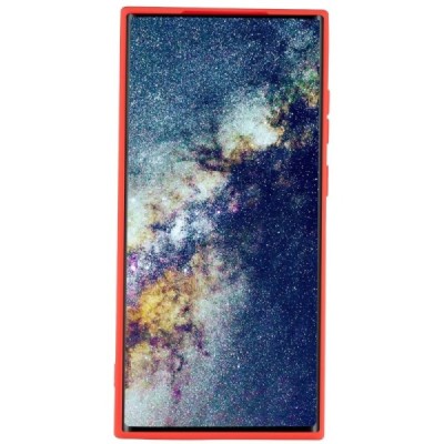 Samsung Galaxy S23 Ultra (SM-S918) kieto silikono TPU raudonas dėklas - nugarėlė | Priedai.lt