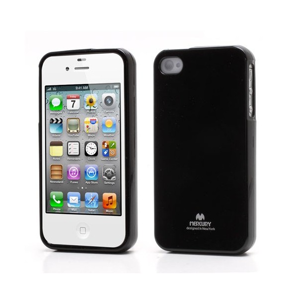 „Mercury“ futrālis - melns (iPhone 4 / 4S)