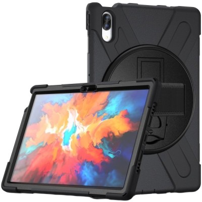 Lenovo Tab P11 Pro 11.5" (J706F) pastiprinātas aizsardzības melns (360°) apvalks, vaciņš | Vacins.lv