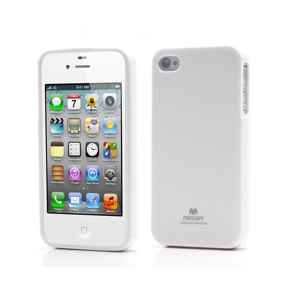 „Mercury“ dėklas - baltas (iPhone 4 / 4S)