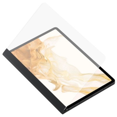 Origināls Samsung Galaxy Tab S7 / S8 (T875, T870, X700, X706) Book Cover EF-ZX700 ādas atvēramais melns maciņš | Vacins.lv