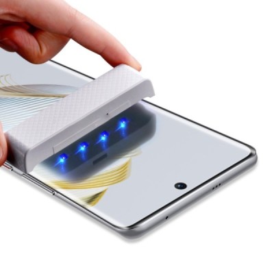 Huawei Nova 10 „Mocolo“ UV Light Irradiation sustiprintos apsaugos skaidrus pilnai dengiantis apsauginis ekrano stiklas | Prieda