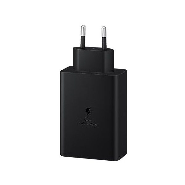 „Samsung“ PD Power Trio tīkla lādētājs (65W) - melns
