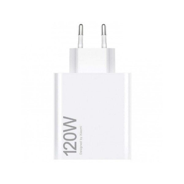 „Xiaomi“ Super Fast Charge sieninis įkroviklis - baltas (120W)