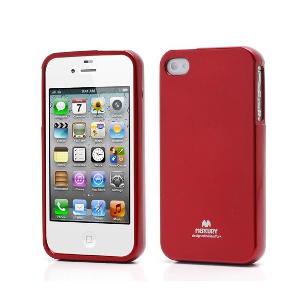 „Mercury“ dėklas - raudonas (iPhone 4 / 4S)