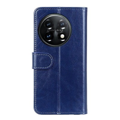 OnePlus 11 atvēramais ādas zils maciņš (maks) | Vacins.lv