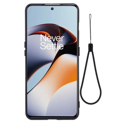OnePlus 11 Shell cieta silikona (TPU) apvalks - melns | vacins.lv
