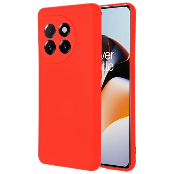 „Shell“ cieta silikona (TPU) apvalks - sarkans (OnePlus 11)