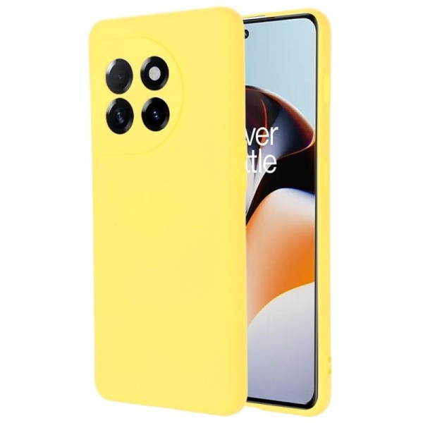 „Shell“ cieta silikona (TPU) apvalks - dzeltens (OnePlus 11)