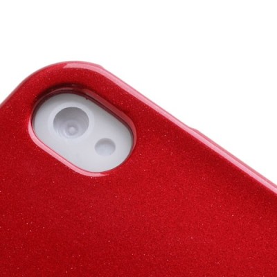 Mercury TPU kieto silikono raudonas Apple iPhone 4S dėklas - nugarėlė / Priedai.lt