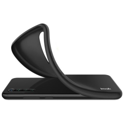 Xiaomi Redmi Note 12 Pro (Poco X5 Pro) Imak cieta silikona (TPU) melns vāciņš | Vacins.lv