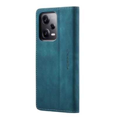 Xiaomi Redmi Note 12 Pro (Poco X5 Pro) CaseMe Retro solīds atvēramais ādas zaļš maciņš - maks | Vacins.lv