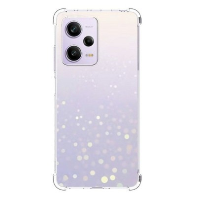 Xiaomi Redmi Note 12 Pro (Poco X5 Pro) sustiprintos apsaugos kieto silikono TPU skaidrus dėklas - nugarėlė | Priedai.lt