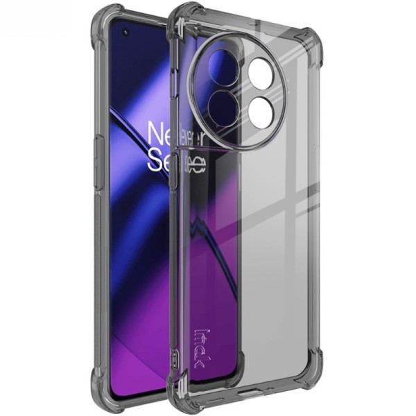 „Imak“ pastiprinātas aizsardzības cieta silikona (TPU) vāciņš - dzidrs / pelēks (OnePlus 11)