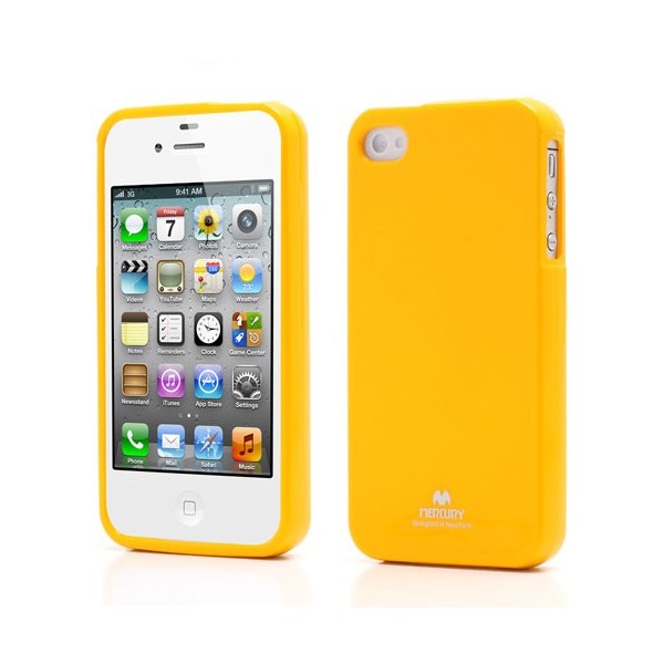 „Mercury“ dėklas - geltonas (iPhone 4 / 4S)