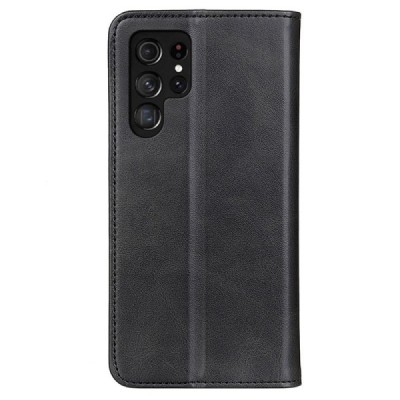 Samsung Galaxy S23 Ultra (SM-S918) „Split“ sērijas melns atvērams maciņš, maks | Vacins.lv