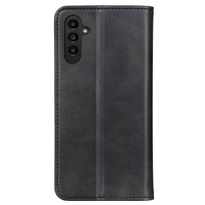 Samsung Galaxy A14 5G (SM-A146B, SM-A145F) „Split“ sērijas melns atvērams maciņš, maks | Vacins.lv