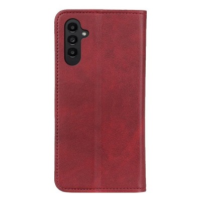 Samsung Galaxy A14 5G (SM-A146B, SM-A145F) „Split“ sērijas sarkans atvērams maciņš, maks | Vacins.lv