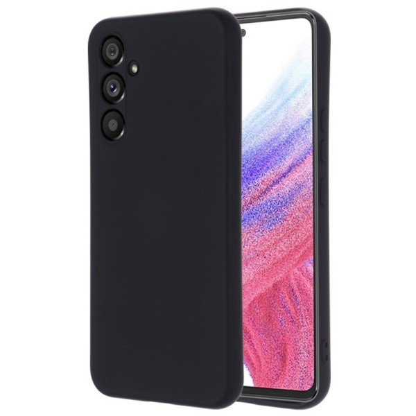 „Shell“ cieta silikona (TPU) apvalks - melns (Galaxy A54)