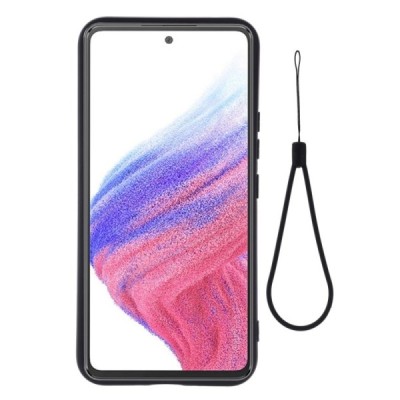 Samsung Galaxy A54 (SM-A546B) Shell cieta silikona (TPU) apvalks - melns | vacins.lv