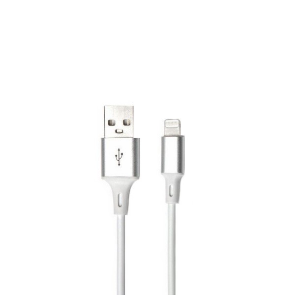 „Bullet“ Lightning USB vads - balts (3 m.)