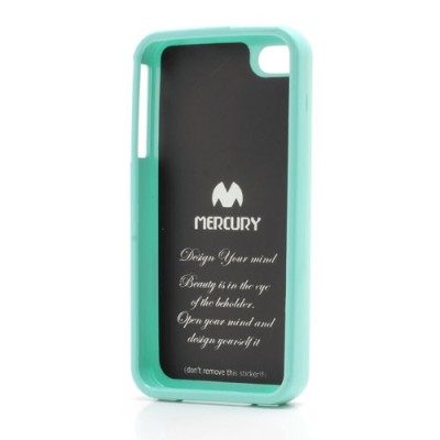 Mercury TPU kieto silikono mėtinis Apple iPhone 4S dėklas - nugarėlė / Priedai.lt
