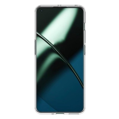 OnePlus 11 kieto silikono TPU skaidrus dėklas - nugarėlė | Priedai.lt