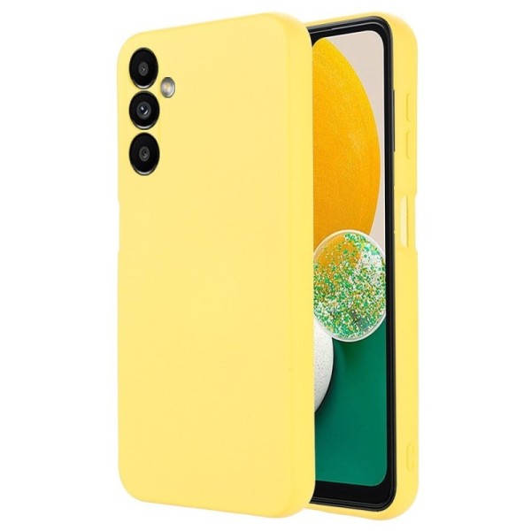 „Shell“ cieta silikona (TPU) apvalks - dzeltens (Galaxy A14 4G)