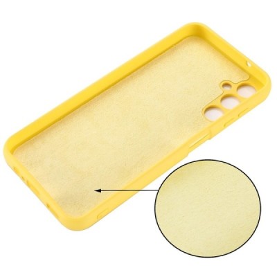 Samsung Galaxy A14 4G (SM-A145F) Shell cieta silikona (TPU) apvalks - dzeltens | vacins.lv